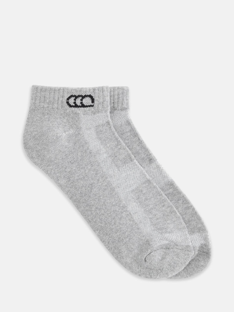 

Ajile by Pantaloons Men Grey Solid Ankle Length Socks