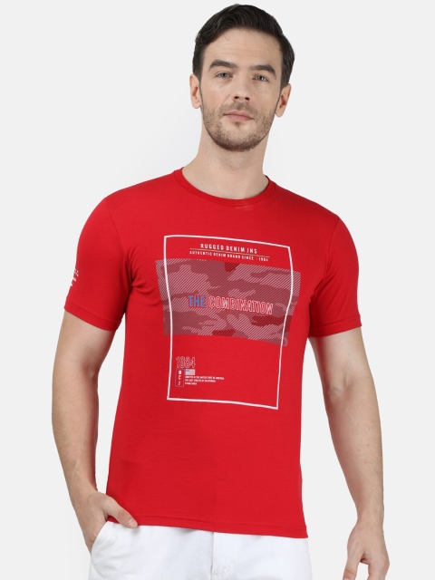 

Monte Carlo Men Red Printed T-shirt