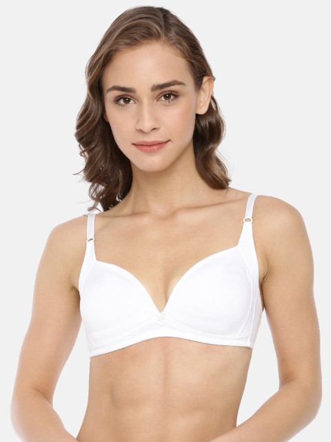 

Macrowoman W-Series White Medium Coverage Everyday Bra