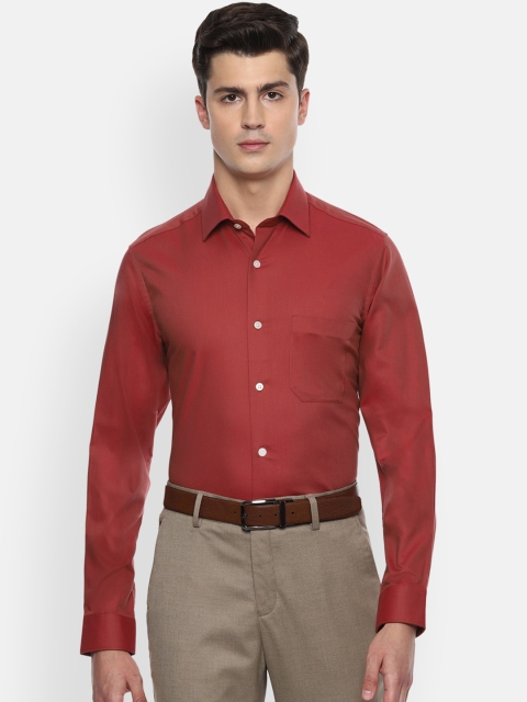 

Louis Philippe Men Maroon Slim Fit Formal Shirt