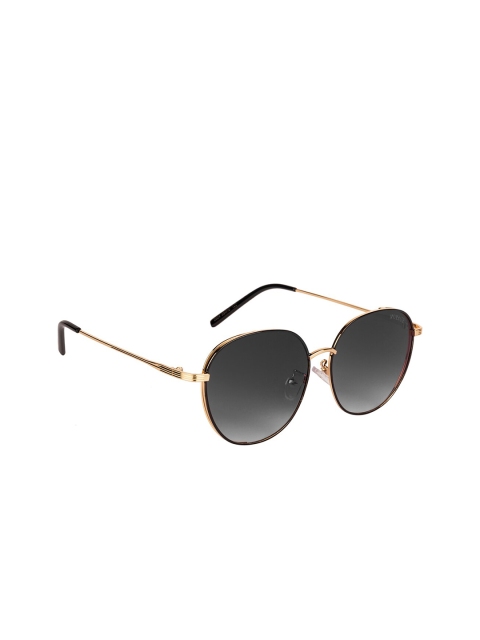 

Voyage Unisex Black Lens Oval Sunglasses with UV Protected Lens 2024MG3069C