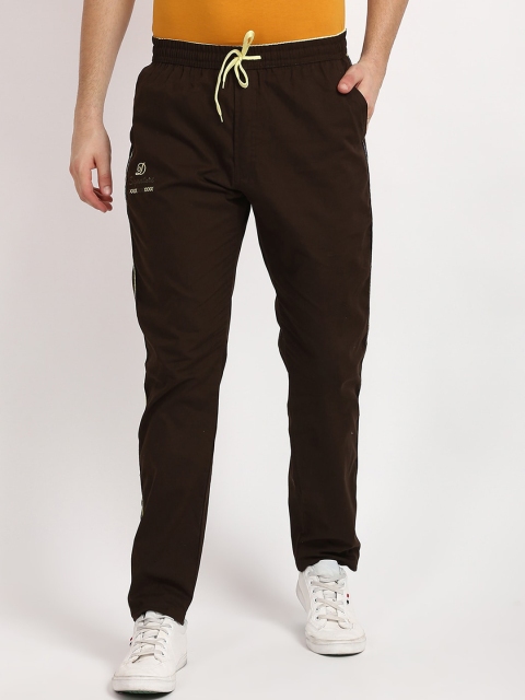 

V2 Value & Variety Men Brown Cotton Track Pants