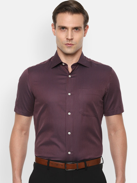 

Louis Philippe Men Maroon Casual Shirt