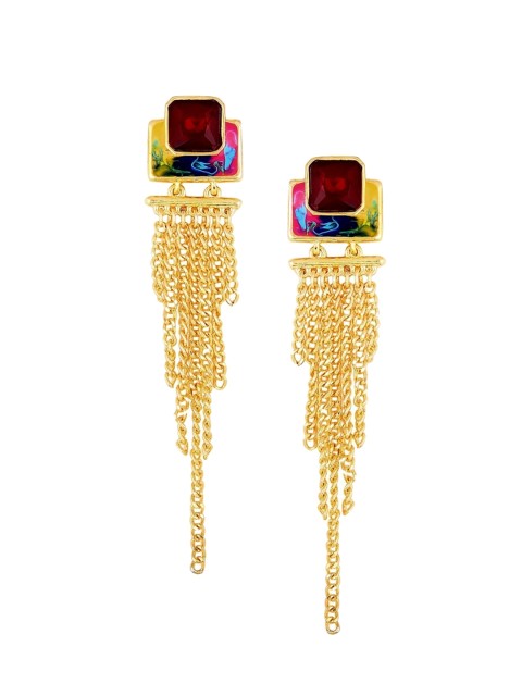 

Crunchy Fashion Gold Contemporary Drop Earrings