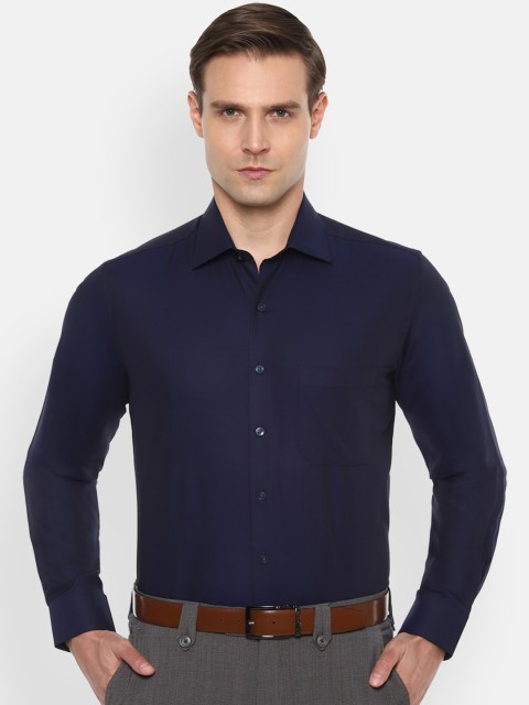 

Louis Philippe Men Navy Blue Slim Fit Formal Shirt
