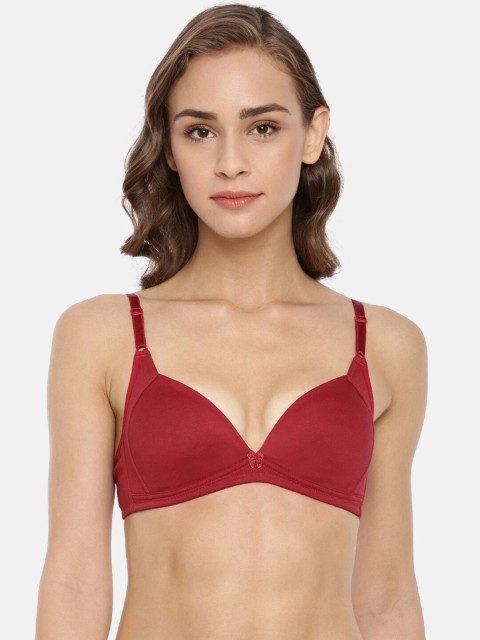 

Macrowoman W-Series Maroon Medium Coverage Everyday Bra MW1105 BRA MAROON-Maroon