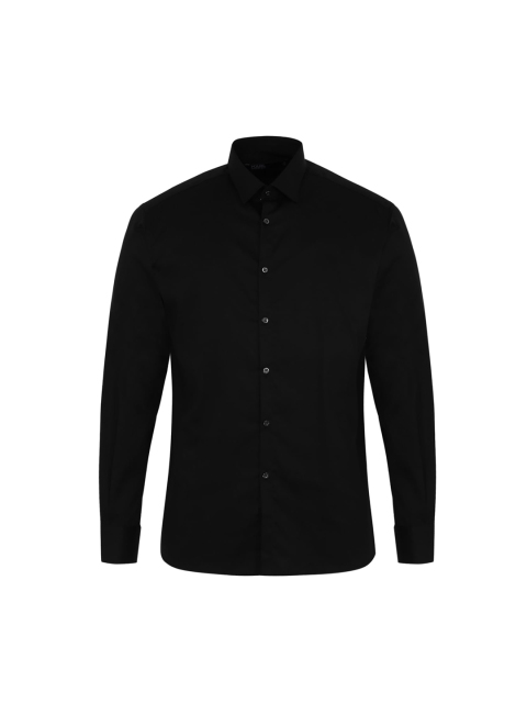 

LAGERFELD Men Black Casual Shirt