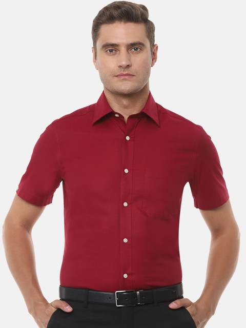 

Louis Philippe Plus Size Men Red Casual Shirt