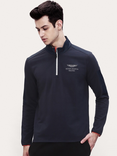 

HACKETT LONDON Men Navy Blue Sweatshirt
