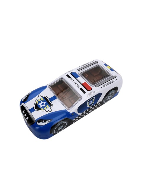 

QIPS Boys Blue & White Printed Pencil Box
