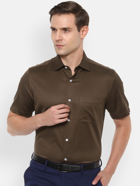

Louis Philippe Men Brown Casual Shirt