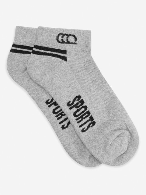 

Ajile by Pantaloons Men Grey Ankle-Length Socks