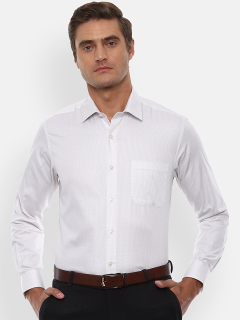 

Louis Philippe Men White Slim Fit Formal Shirt