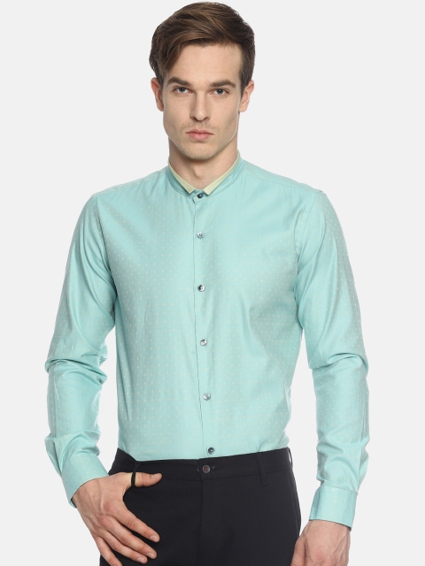 

COUPER & COLL Men Blue Slim Fit Casual Shirt