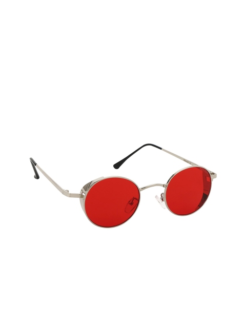 

Voyage Unisex Red Lens Round Sunglasses with UV Protected Lens B80320MG3425C