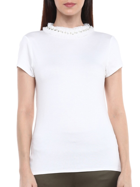 

Ted Baker Women Cream Solid Pullover