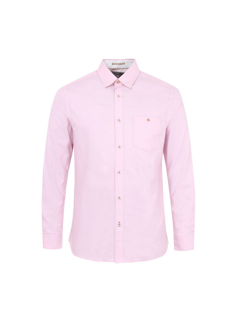 

Ted Baker Men Pink Pure Cotton Solid Casual Shirt