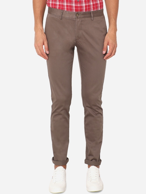 

Greenfibre Men Brown Slim Fit Chinos Trousers