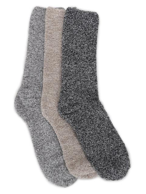 

AMERICAN EAGLE OUTFITTERS Men Pack Of 3 Patterned Calf-Length Socks, Grey