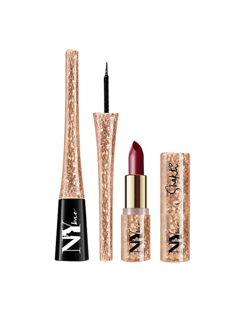 

NY Bae Black Liquid Eyeliner & Maroon Creamy Matte Lipstick Shakti Range Kit