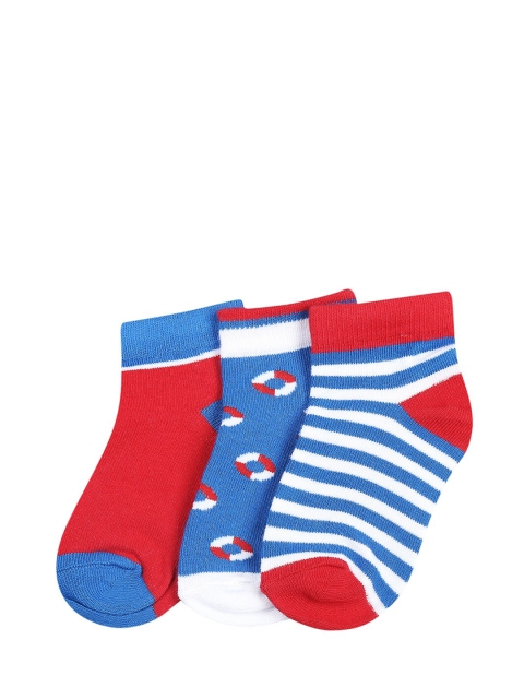 

Pantaloons Junior Boys Pack Of 3 Assorted Ankle-Length Socks
