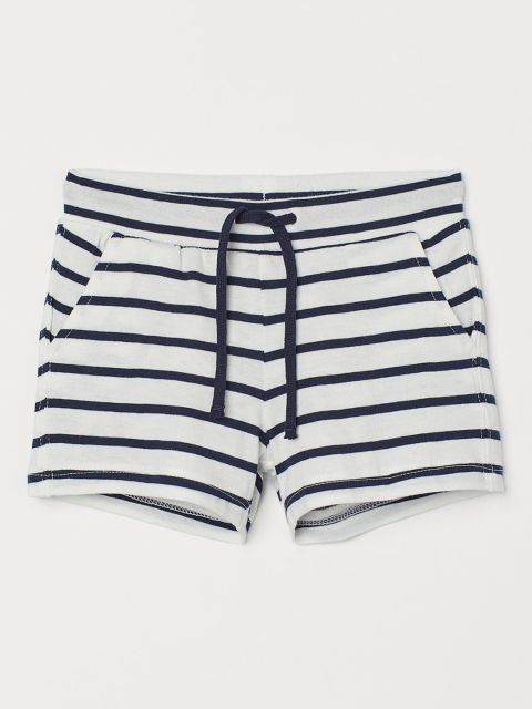 

H&M Boys Blue & White Cotton Jersey Shorts