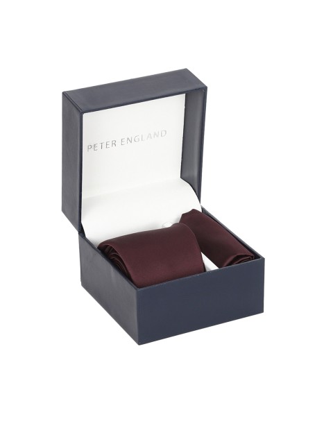 

Peter England Men Brown Solid Accessory Gift Set