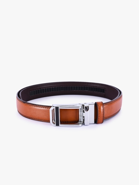

BuckleUp Men Tan Brown Solid Formal Belt