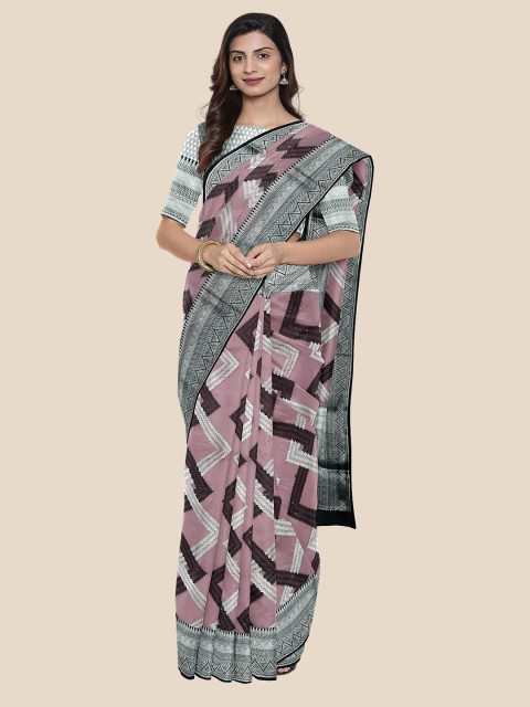 

Kalamandir Pink Woven Design Chanderi Saree