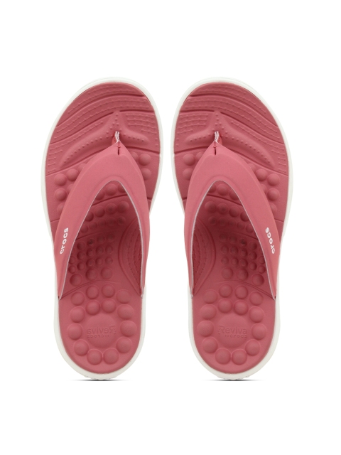 

Crocs Women Pink Croslite Thong Flip-Flops
