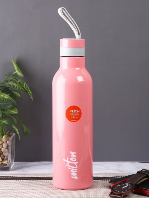 

Milton Unisex Pink Printed Smarty-900 Thermosteel Water Bottle 730 ML