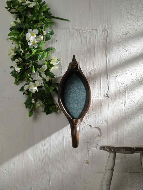 

Amoliconcepts Brown & Blue Handcrafted Bird Design Unique wall accent