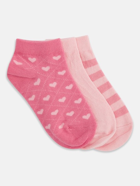 

Pantaloons Junior Girls Pack Of 3 Assorted Ankle-Length Socks