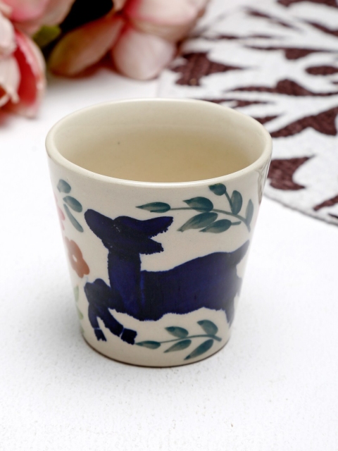

Fabindia Blue Ceramic Mug 300 ml, Multi