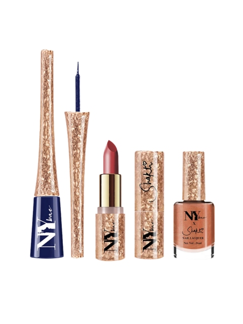 

NY Bae Shakti Range Kit- Eyeliner Lipstick Nail Lacquer -combo, Multi