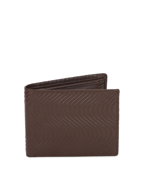 

Peter England Men Brown Textured Accessory Gift Set