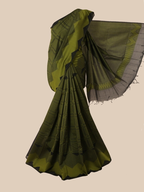 

Pothys Green Silk Cotton Saree