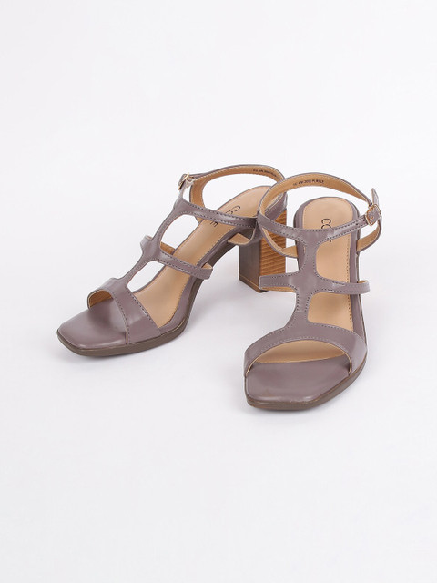 

CODE by Lifestyle Purple PU Block Sandals
