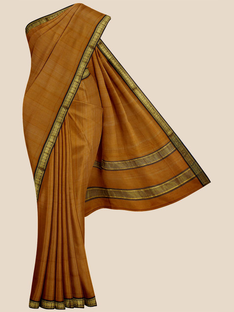 

KLM Fashion Mall Brown Pure Cotton Venkatgiri Saree