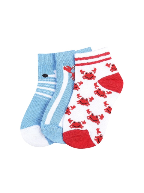 

Pantaloons Junior Boys Pack Of 3 Assorted Ankle-Length Socks