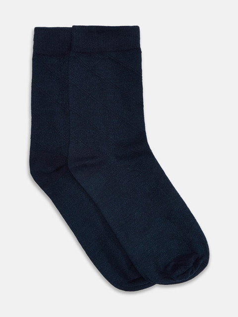 

RICHARD PARKER by Pantaloons Men Navy Blue Solid Calf-Length Socks