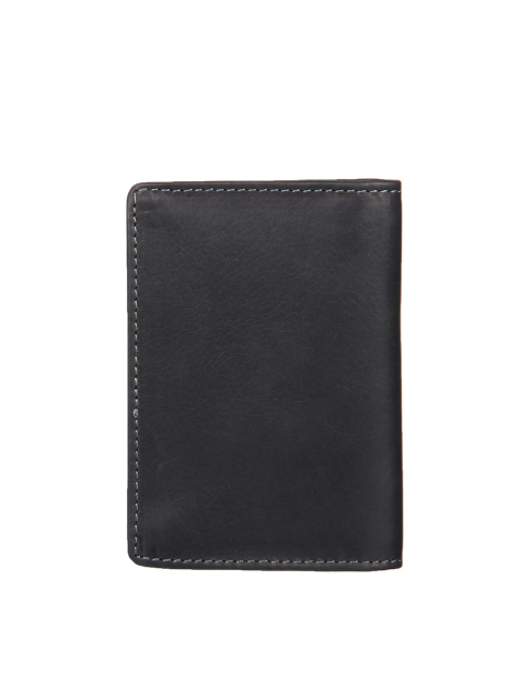 

Leather Zentrum Unisex Black Textured Leather Card Holder