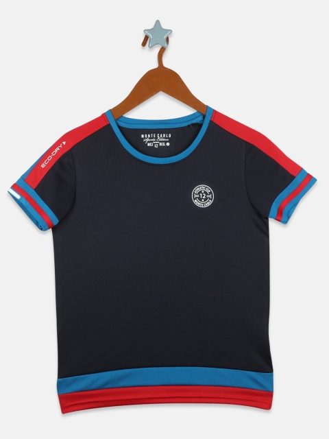 Monte Carlo Boys Navy Blue T-shirt