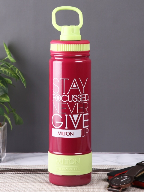 

Milton Pink & Green Printed Stainless Steel ASTIR-750 Thermosteel Water Bottle Hot & Cold Vacuum Insulated Flask 670 ML