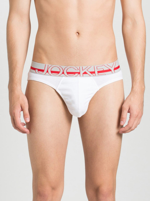 

Jockey Men Pack Of 2 White Cotton Thongs Briefs US17-0201