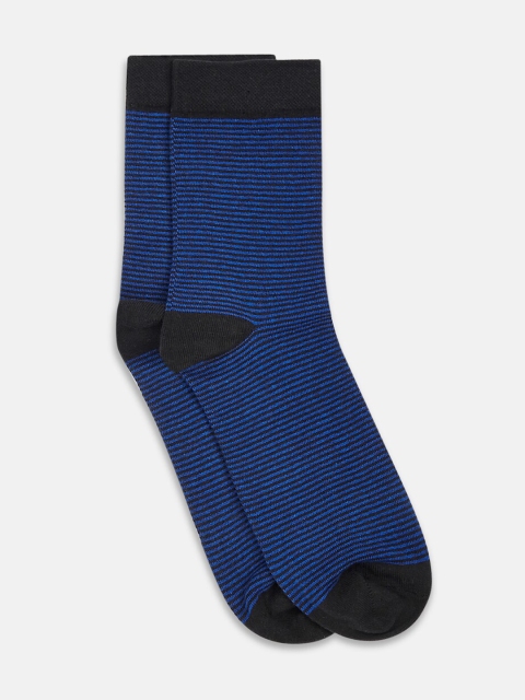 

RICHARD PARKER by Pantaloons Men Blue Solid Calf-Length Socks