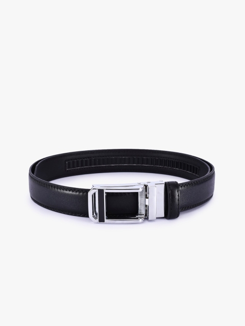 

BuckleUp Men Black Solid Formal Belt