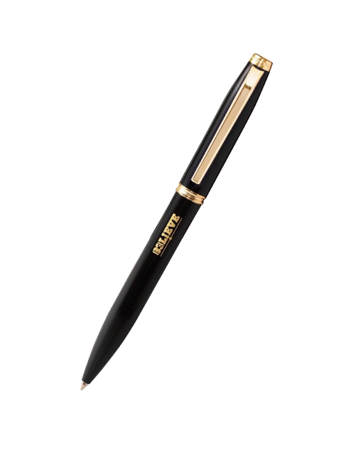 

Pennline Black & Rose Gold-Toned Solid 83 Atlas Ballpoint Pen