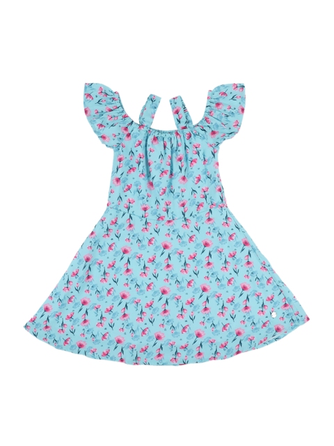 

Allen Solly Junior Girls Blue Floral Dress