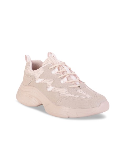

North Star Women Pink Woven Design Sneakers